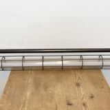 Large Grey Soviet Industrial Hanging Tube Light, 1970s