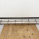 Large Grey Soviet Industrial Hanging Tube Light, 1970s