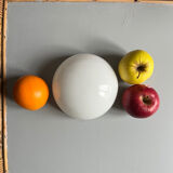 Baby round opaline ceiling light minimalist