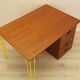 Teak desk, Danish design, 1970s, manufactured by Bornholm Møbelfabrik