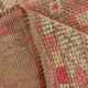 Vintage Runner Kilim, Tons Rose et Beige, Motifs Anatoliens Géométriques