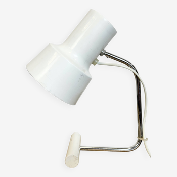 Lampe de Bureau Blanche par Josef Hurka pour Napako, 1970s