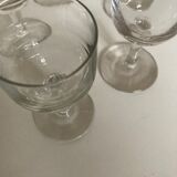 Set of 6 counter robber glasses shots 1950