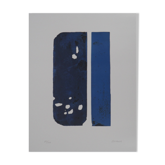 Pierre soulages: strong water xxx - original signed poster