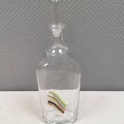 A  Bertil Vallien carafe with stopper for Kosta Boda, 1980s. Rainbow series