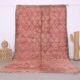 Pink Vintage Moroccan Rug 204 x 340 cm - Berber Wool Rug - Handmade Rug Boh
