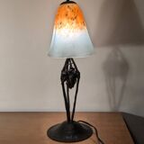 Table lamp, Signed Schneider, art Nouveau, vintage