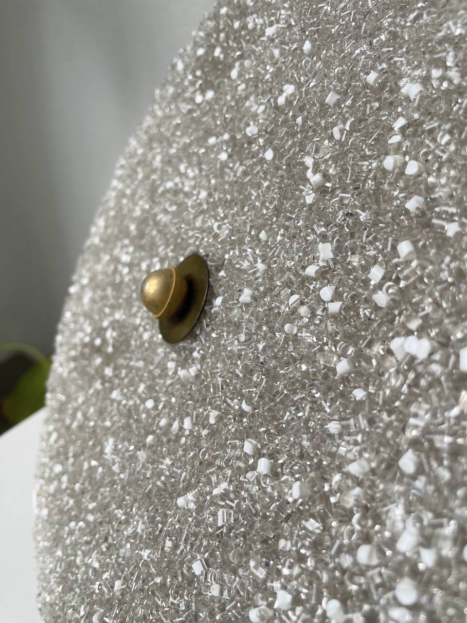 70s granite Perspex pendant light