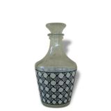 Carafe has liquor, caning vintage 1960 geometric patterns