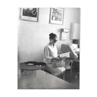 Photographie argentique vintage Audrey Hepburn