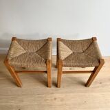 Pierre Gautier-Delaye stools 🇫🇷 “Week-end” model, Vergnères editions, 1960s