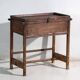 Antique Chinese writing desk with drop leaf in pine – China, circa 1930