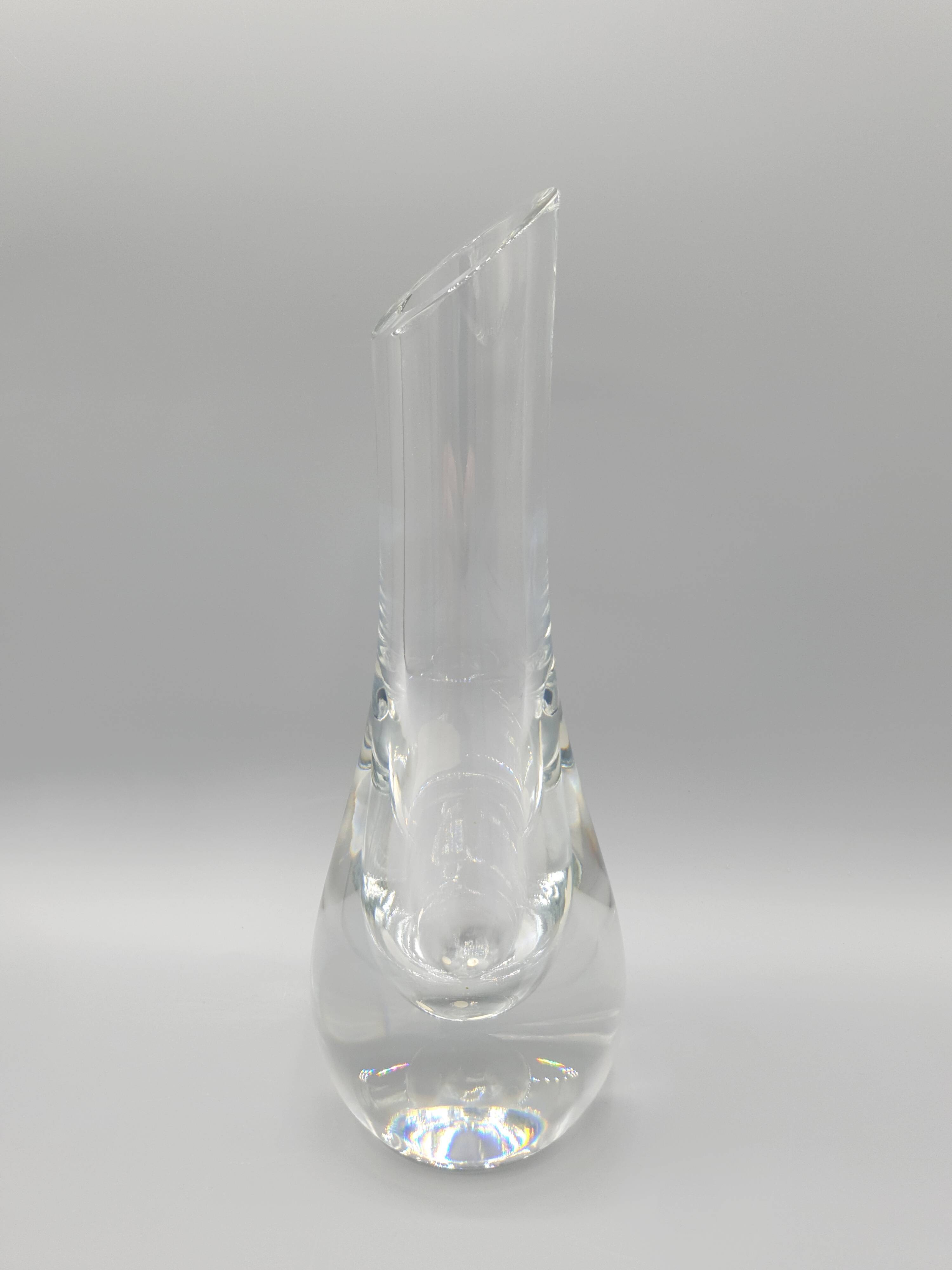 Crystal Baccarat soliflore vase, "Albane" model