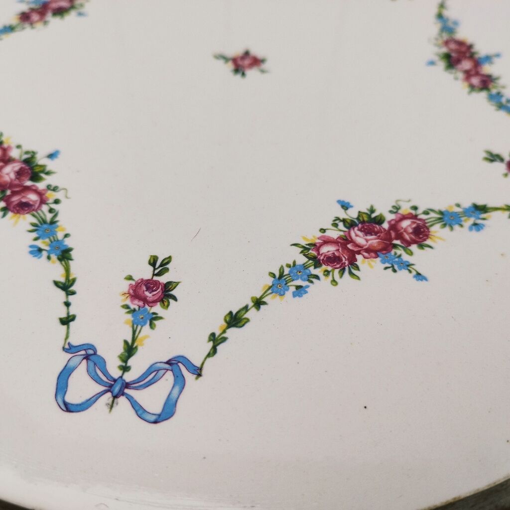 Vintage earthenware serving tray