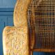 Rattan armchair in the style of Kay Fisker for R. Wengler. Danish work from the 1960s.