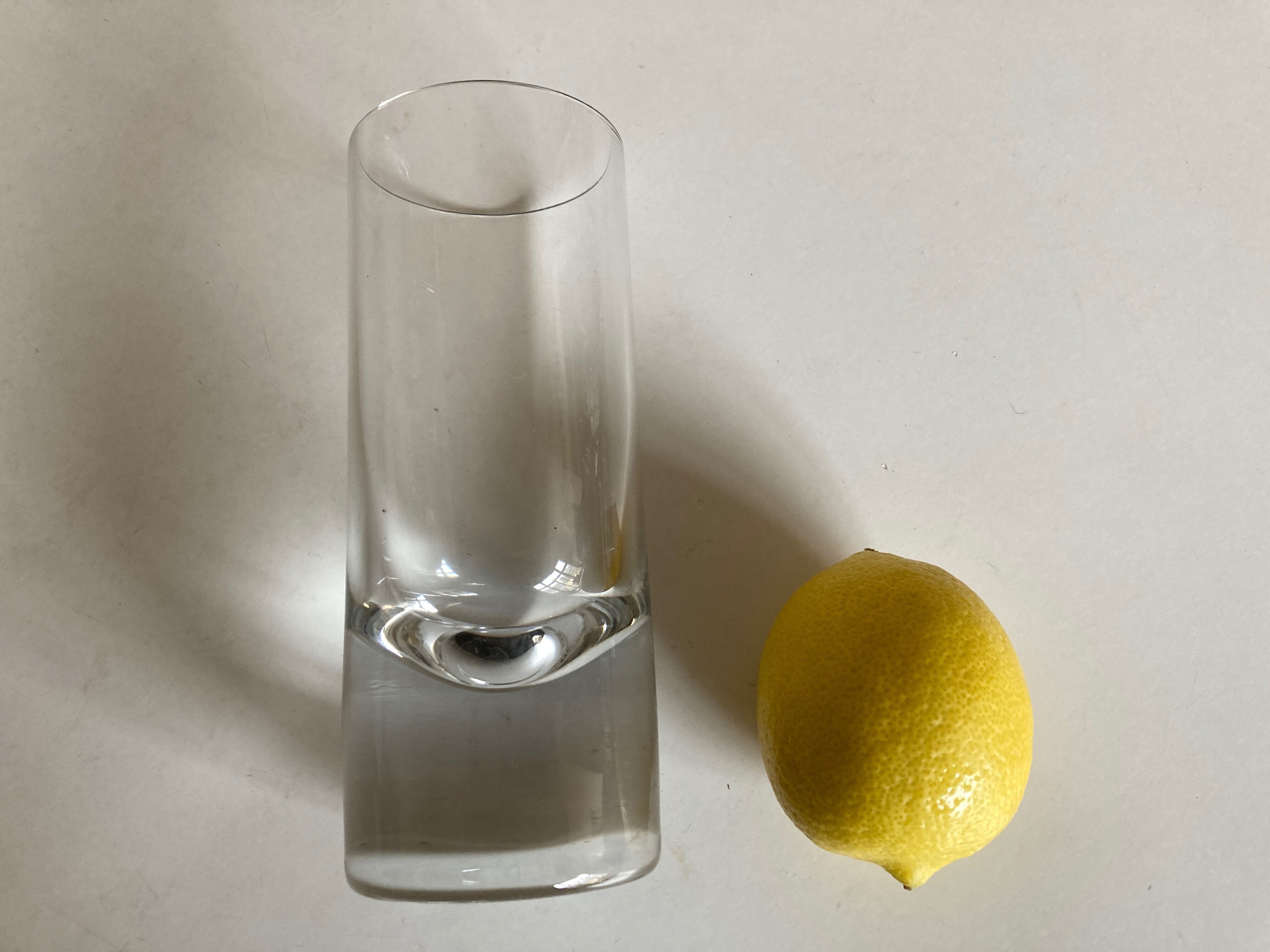 Set de verres gobelets de table massifs 1970