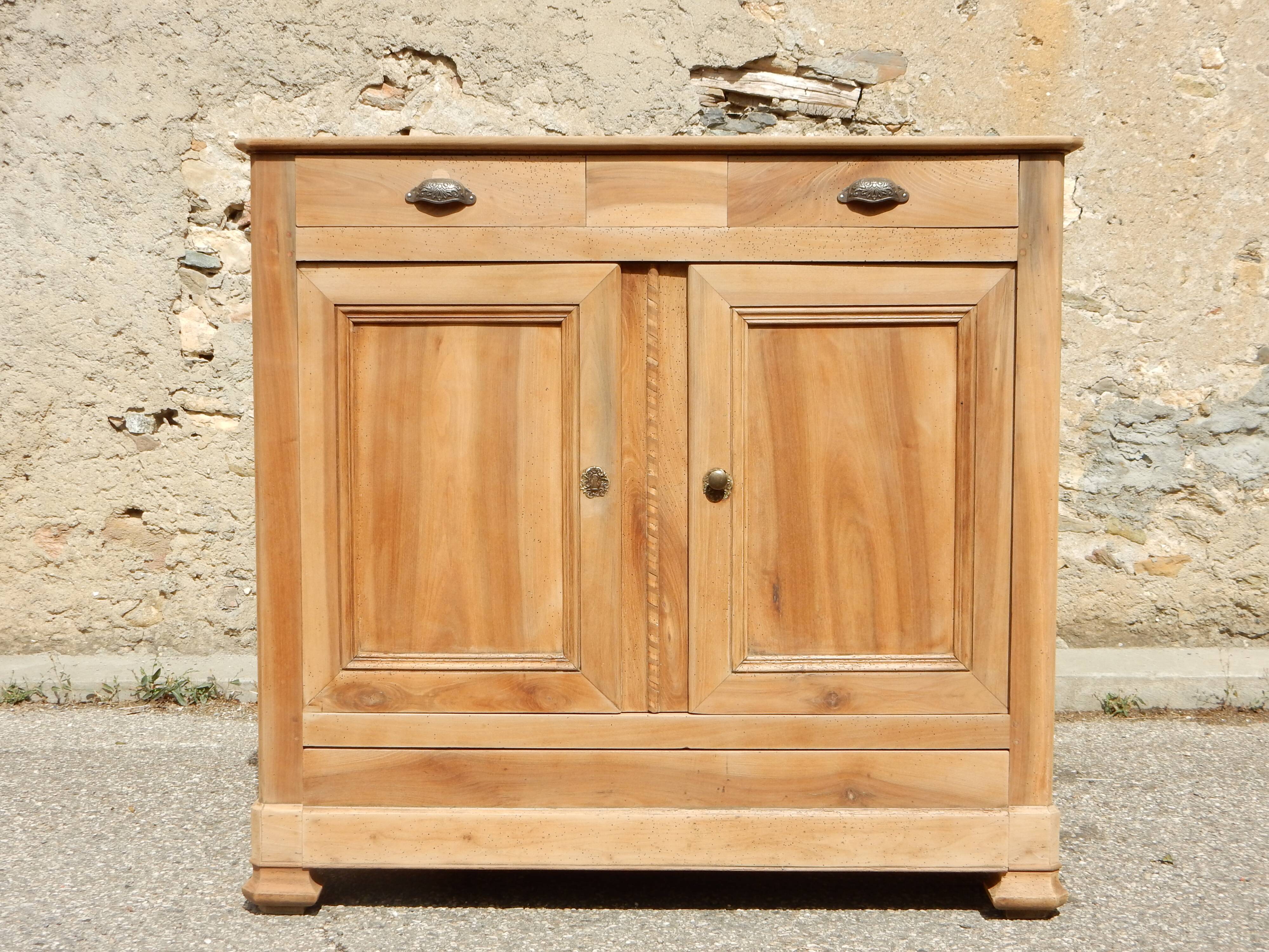 Majestic old walnut country sideboard
