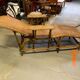 Wicker rattan chaise longue