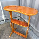 Pair of bedside tables in antique marquetry Louis XVl