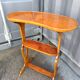 Pair of bedside tables in antique marquetry Louis XVl