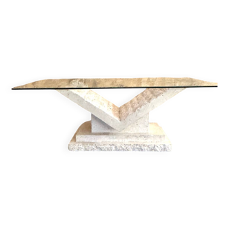 Mactan stone coffee table