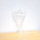 Blown glass wall-mounted bouquet holder vase