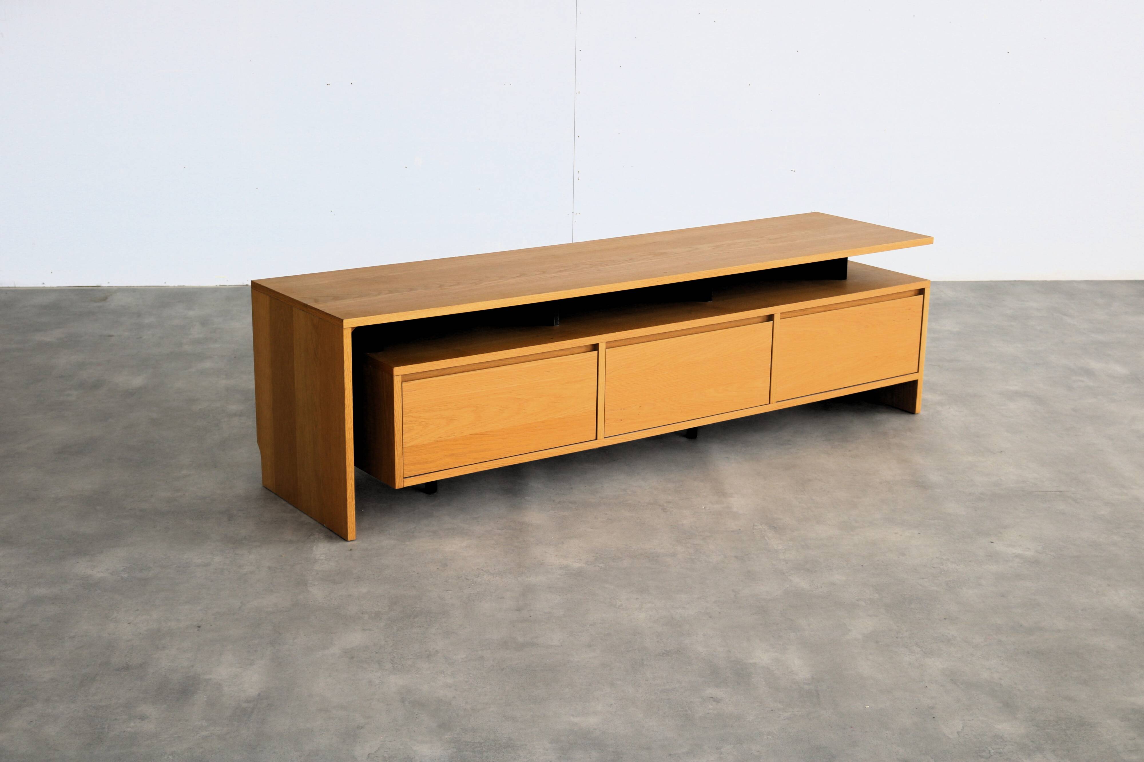 vintage TV cabinet | lowboard | oak | Swedish