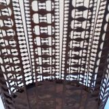 Vintage metal wastepaper basket