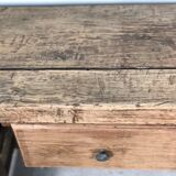 Old workbench in raw solid oak 1920