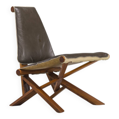 Chaise S46 Dromadaire par Pierre Chapo pour Seltz Ebenisterie, 1970