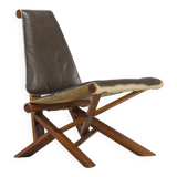 French S46 Dromadaire Chair by Pierre Chapo for Ebenisterie Seltz, 1970s