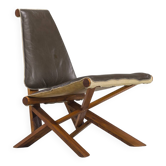French S46 Dromadaire Chair by Pierre Chapo for Ebenisterie Seltz, 1970s