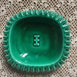 Green ceramic pocket tray