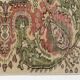 Tapis floral anatolien fait main