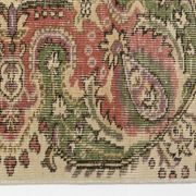 Tapis floral anatolien fait main