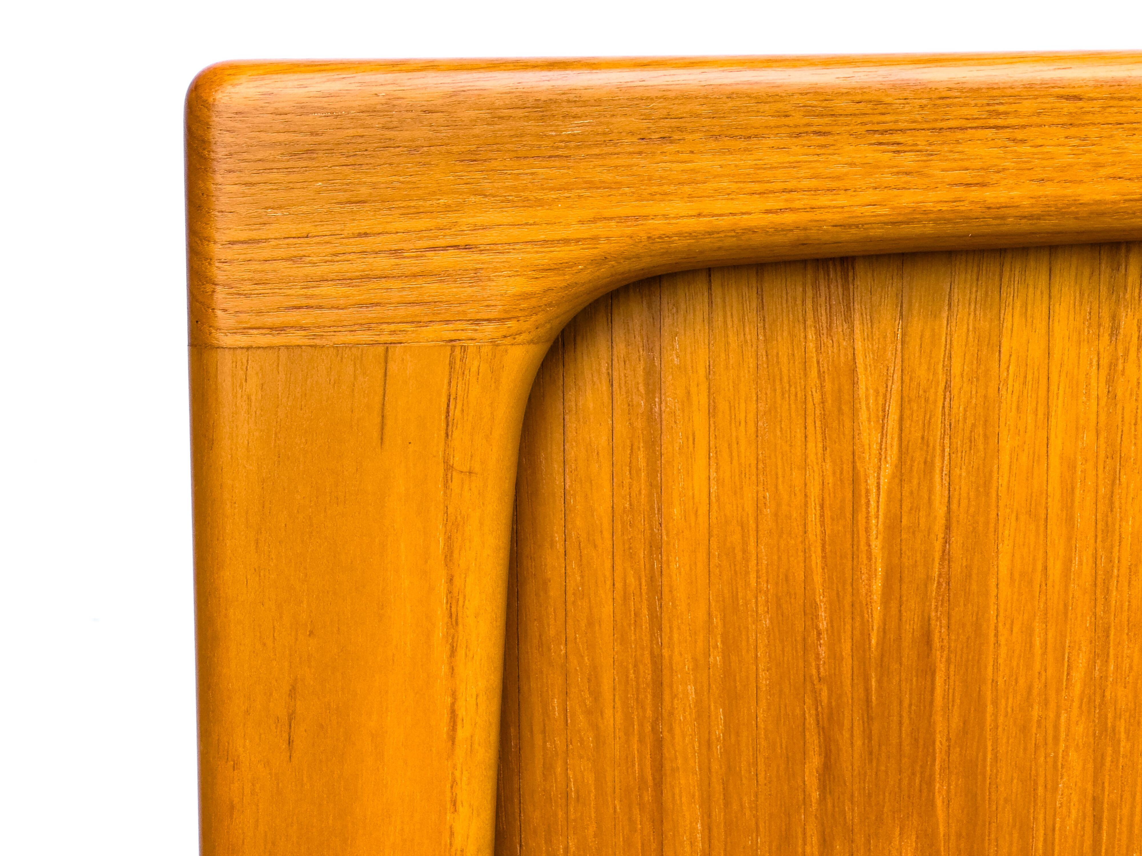 Danish Teak Sideboard with Tambour Doors from CFC Silkeborg, 1970s