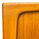 Danish Teak Sideboard with Tambour Doors from CFC Silkeborg, 1970s