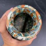 Vase ovoïde mosaïque Gerbino 19, Vallauris