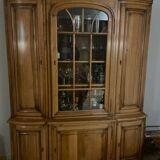 Library in solid cherry wood – back in native wood