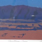 Engraving Signed by Aschley Manluy " Southern Cross "