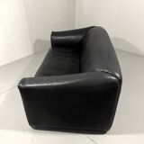De Sede DS 47 dark brown neckleather 2-1/2 seats sofa
