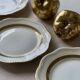 4 Nardon Lafarge porcelain dessert plates