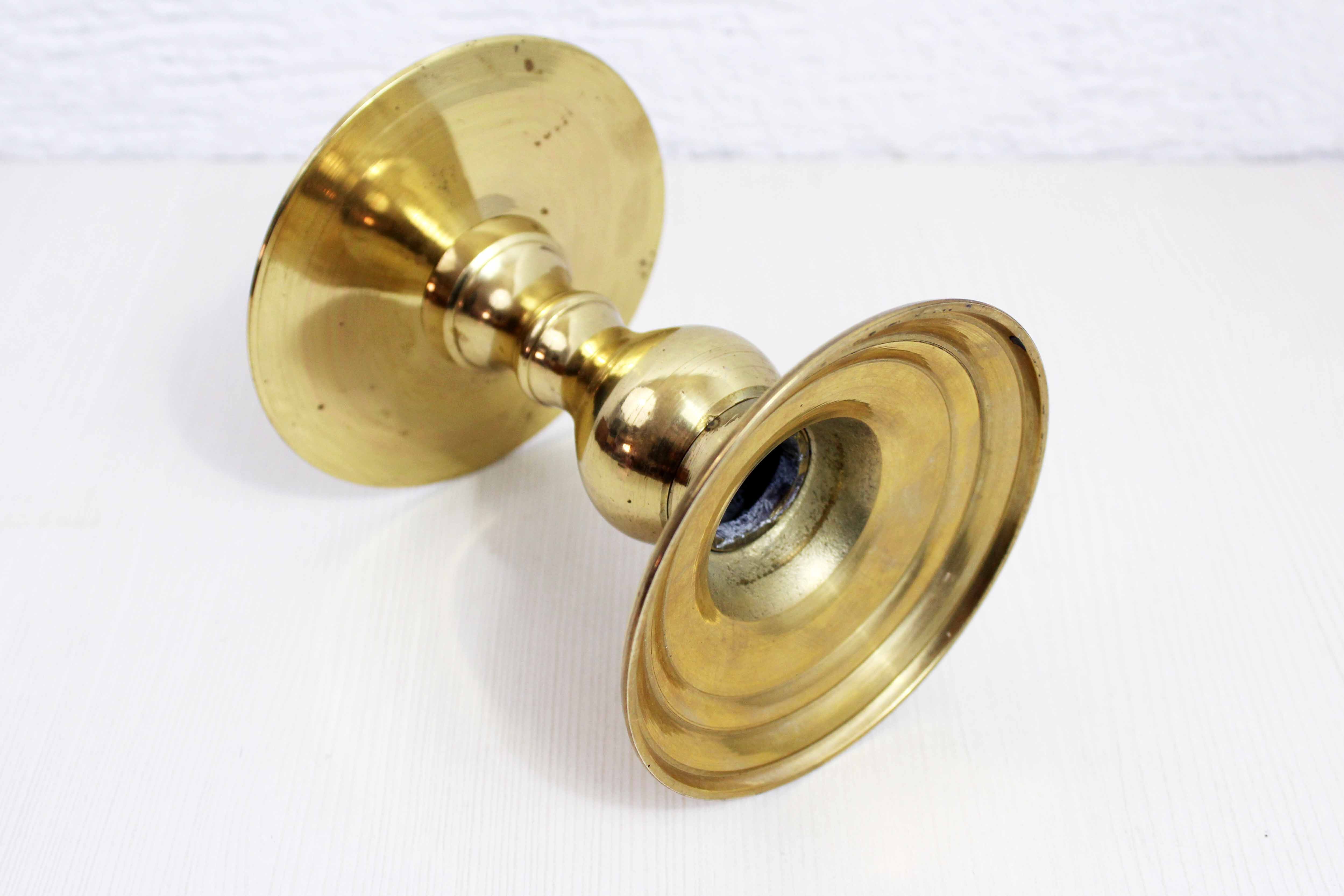 Brass candlestick