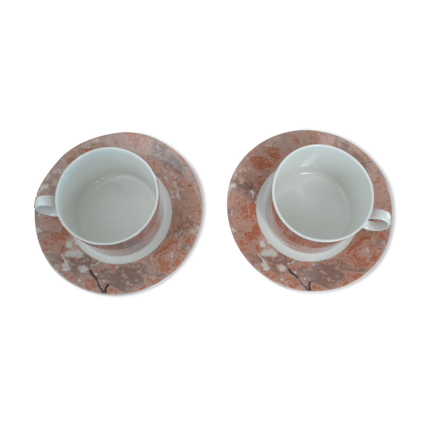 Set of 2 cups and saucers Villeroy and Boch, siena model.