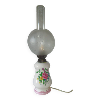 Lampe à poser. Faïence KG Lunéville, St Clément