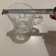 Milk / cream jug in crystal - Vintage - Perfect condition - 8.5 x 9 cm