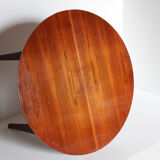 1950s vintage extendible teak dining table by Vittorio Dassi