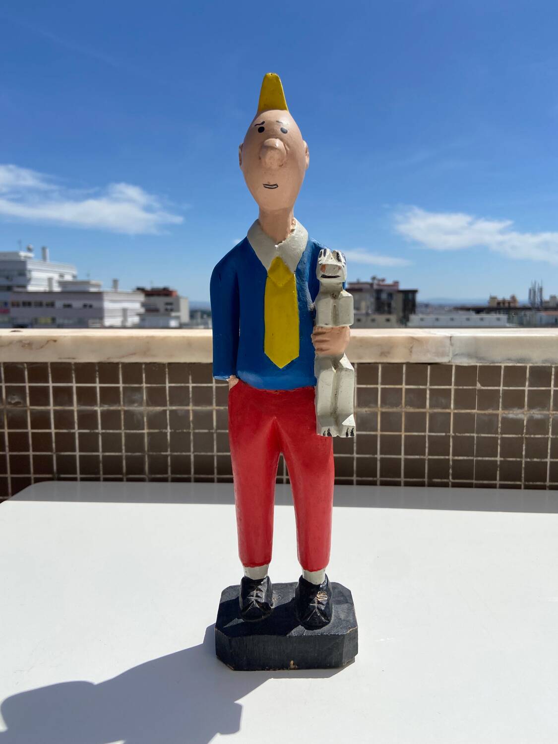 TinTin Wooden Figurine - Colon art