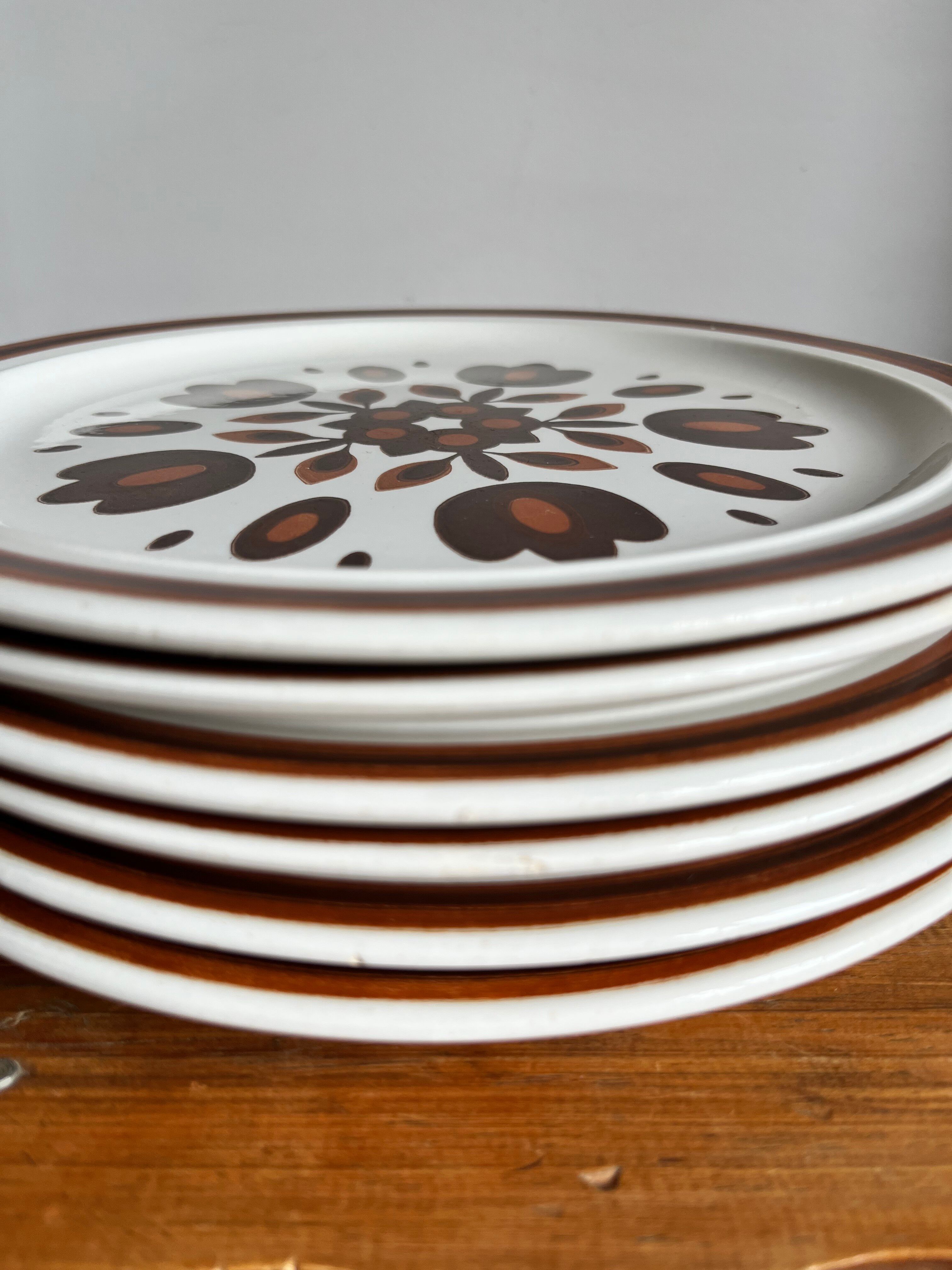 6 assiettes plates