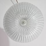 Italian midcentury Murano glass flush mount light Barovier style, 1970s